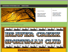 Tablet Screenshot of beavercreeksc.com